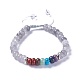 Bracelets réglables de perles tressées avec cordon en nylon BJEW-F369-C01-1