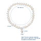 Natürliche Süßwasserperlen Perlen Stretch Armbänder BJEW-JB04863-01-6