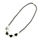 Non-Magnetic Synthetic Hematite Necklaces NJEW-R154-03-2