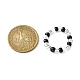 Set di anelli elasticizzati con perline di semi di vetro e acrilico da 2 pz in 2 colori per donna RJEW-JR00593-3