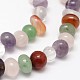 Pepite perle gemme naturali mescolati fili G-N0164-20-2