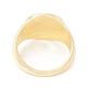 Anillo de dedo de esmalte redondo plano con patrón yin yang para mujer y niña RJEW-Z010-04LG-RS-3
