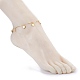 304 Stainless Steel Charm Anklets AJEW-AN00401-01-4