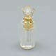 Pendentifs de bouteille de parfum ouvrable en cristal de quartz naturel G-E556-02A-2