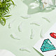 Gorgecraft 10 pièces pointe inclinée à placer unique stylo diamant peinture foret pointes de stylo têtes de stylo de remplacement en plastique blanc outils pour accessoires de stylo de peinture diamant FIND-GF0003-44-4