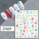 Рождественские тематические наклейки для ногтей MRMJ-N033-2162-1