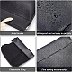 Benecreat 4 шт. черная кожаная дорожная сумка для ювелирных изделий AJEW-WH0283-67A-4