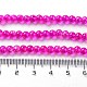 Chapelets de perles en verre transparent drawbench GLAD-Q012-4mm-19-4