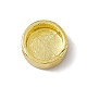 Cuentas de esmalte de latón chapado en oro real de 18k KK-A170-01G-M-4
