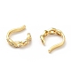 Clear Cubic Zirconia Infinity Cuff Earrings EJEW-G295-09G-2