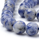 Natürliche blaue Fleck Jaspis Perlen Stränge G-Q462-99-12mm-3