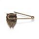 Tibetan Style Alloy Safety Brooches JEWB-WH0008-09AB-2