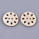 2-Hole Wood Buttons WOOD-S053-28-2