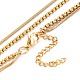 304 Stainless Steel Double Layer Necklaces NJEW-M181-21G-4