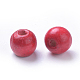 Perles en bois naturel teint WOOD-Q006-12mm-01-LF-2