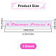 GORGECRAFT 6 Sheet Rearview Mirror Decal Passenger Princess Vanity Mirror Stickers Hot Pink Waterproof Self Adhesive Positive Affirmation Decals for Women Car Decoration Bathroom STIC-WH0013-11B-2