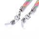 Polyester & Spandex Cord Ropes Eyeglasses Chains X-AJEW-EH00045-M-4
