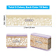 90 Uds. 9 estilos de etiqueta de papel de jabón con patrón de encaje DIY-WH0399-69-023-4