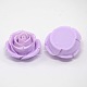 Lilac Rose Flower Resin Flatback Beads X-RESI-D2671-2-2-1