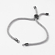 Nylon Twisted Cord Bracelet Making MAK-K006-01B-1