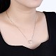 Trendy 925 Sterling Silver Pendant Necklace NJEW-BB30905-4