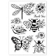 Transparente Craspire Schmetterling-Stempel für die Kartengestaltung DIY-WH0167-57-0201-8