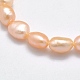 Natural Cultured Freshwater Pearl Beads Strands PEAR-K003-16-3