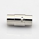 Column 304 Stainless Steel Locking Tube Magnetic Clasps STAS-N014-25-5mm-1