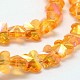 Rainbow Plated Faceted Butterfly Electroplated Glass Bead Strands EGLA-F105-07A-2