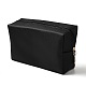 Bolsa rectangular de cuero pu con cremallera para almacenamiento de cosméticos AJEW-K039-01C-1