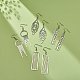 304 Stainless Steel Geometry Dangle Earrings for Women EJEW-JE05004-01-2