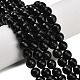 Natürlichen Obsidian Perlen Stränge&nbsp;G-C280-B11-10mm-1