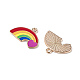 Colgantes de esmalte de aleación de orgullo de color arcoíris ENAM-K067-23-4