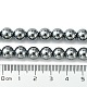 Brins de perles en pierre térahertz naturelle G-Z034-B13-04-5