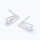 Accessoires de clous d'oreilles en argent sterling STER-I016-084P-2