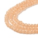 Brins de perles de verre imitation jade GLAA-H021-05-02-4