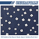 Unicraftale 300 個 3 スタイル 304 ステンレス鋼スペーサービーズ  正方形  ステンレス鋼色  4~6x4~6x0.8mm  穴：1.2mm  100個/スタイル STAS-UN0050-78-5