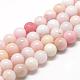 Chapelets de perles en opale rose naturelle G-R446-6mm-10-1