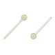 Piccoli orecchini a sfera in plastica&nbsp;EJEW-N022-01D-3