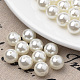 Brins de perles d'imitation en plastique écologique MACR-S285-14mm-05-1