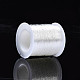 伸縮性のあるストレッチポリエステルクリスタルのひもコード  ジュエリー作りブレスレットビーズ糸  透明  0.7mm  約109.36ヤード（100m）/ロール EW-0.7D-1-2