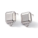 Rack Plating Alloy Stud Earring Findings FIND-I030-12P-2