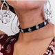 Punk Imitation Leather Choker Necklaces X-NJEW-N0052-255-5