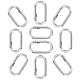 Gorgecraft 10pcs anillos de puerta de resorte de aleación de zinc PALLOY-GF0001-03-1