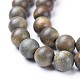 Chapelets de perles en bois de santal naturelles WOOD-F008-02-C-3