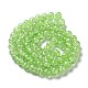 Crackle Glass Beads Strands X-CCG-Q001-10mm-11-4