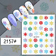Рождественские тематические наклейки для ногтей MRMJ-N033-2157-1