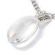 Dandelion Seed Wish Necklace for Teen Girl Women Gift NJEW-Z014-05P-1