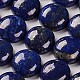 Naturales lapis lazuli teñidos piedra preciosa cúpula / medio cabuchones redondos G-J330-06-30mm-1