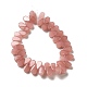 Brins de perles de quartz synthétiques fraise G-B064-B51-3
